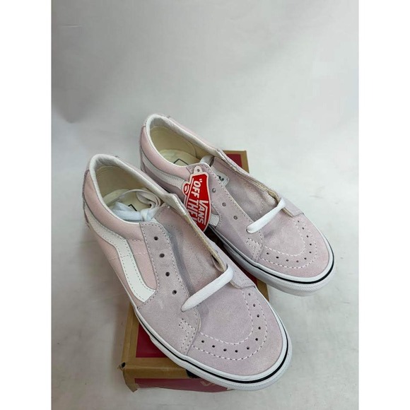 Vans Sk8-Low Orchid Ice True White Suede Canvas Sneakers VN0A4UUKA0M Womens 6 - Picture 9 of 13